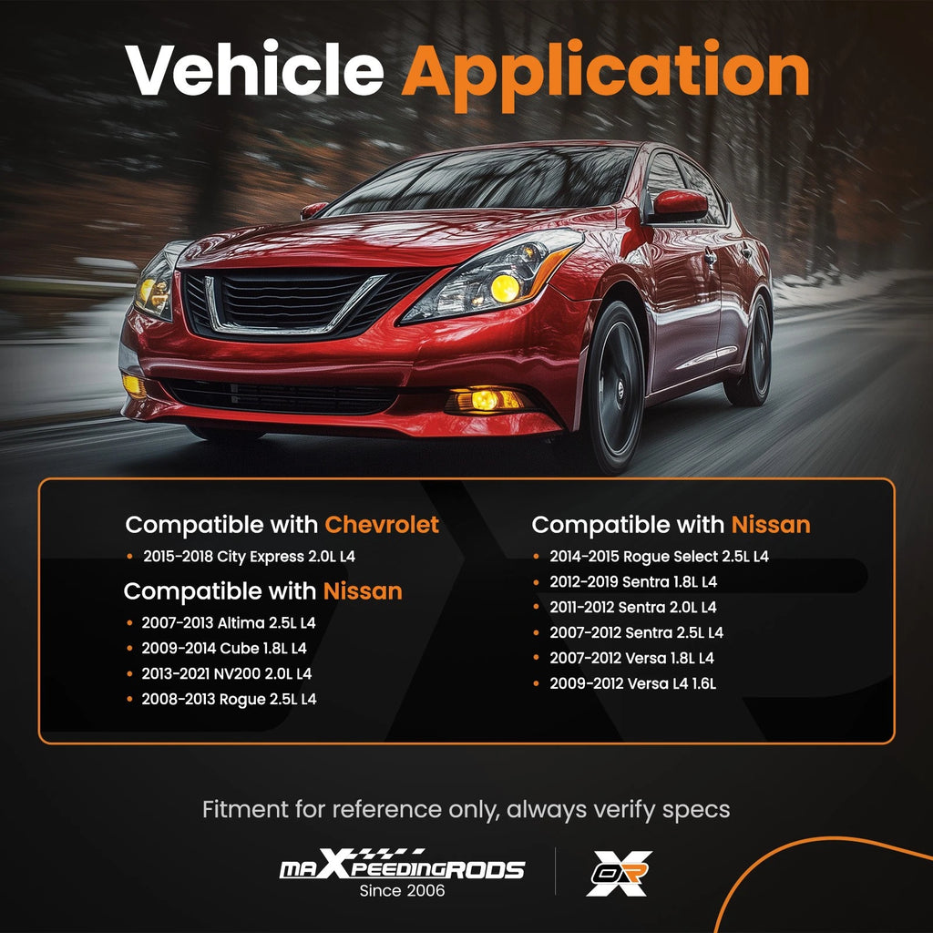 Set of 4 Double Iridium Spark Plugs for Nissan Altima/Frontier (2005–2013)