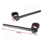 22mm & 7/8" Clips on Handle Bar with Adjustable Clamps for 43MM Fork Tube