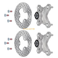 2X Front Wheel Hubs & Brake Discs for Honda TRX250EX TRX400EX (2001–2009)