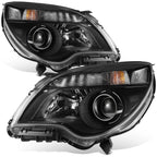 Set of 2 Projector Headlights for Chevrolet Equinox (2010–2015) OE Black Housing Amber