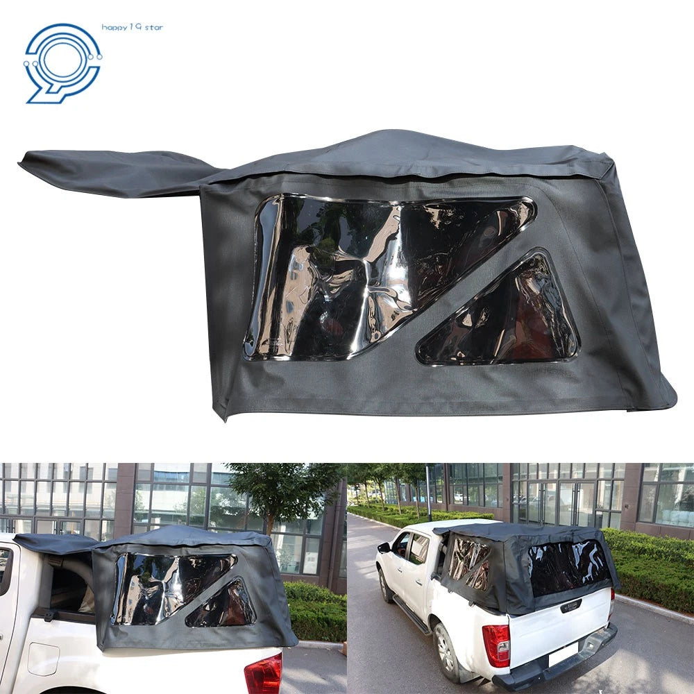 Replacement Black Soft Top with Tinted Rear Window for Jeep Wrangler (2007–2009)