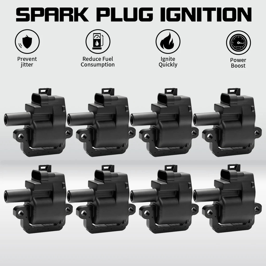 8x Ignition Coil for Chevrolet Camaro (1998–2002) Corvette (1997–2004) GMC Sierra UF192