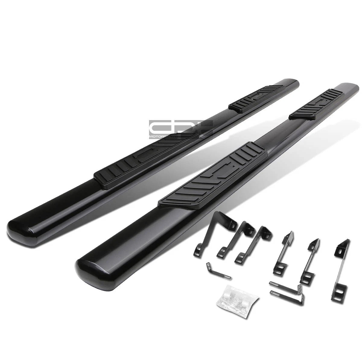 5" Black Oval Nerf Bars for Silverado/Sierra Extended Cab (1999–2014)