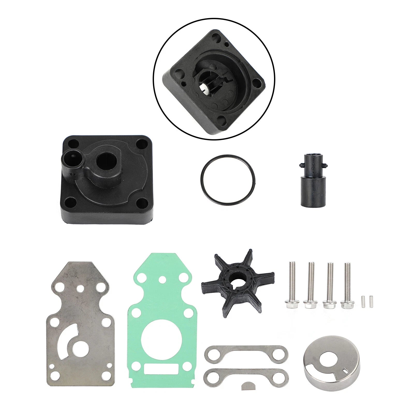 Water Pump Rebuild Kit for Yamaha 9.9 15HP (63V-W0078-02-00)