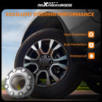 Set of 4 Wheel Center Hub Caps for Ford F-350 Super Duty (2005–2018)