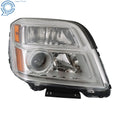 Right Side Halogen Headlight Assembly for GMC Terrain (2016–2017) Amber Chrome