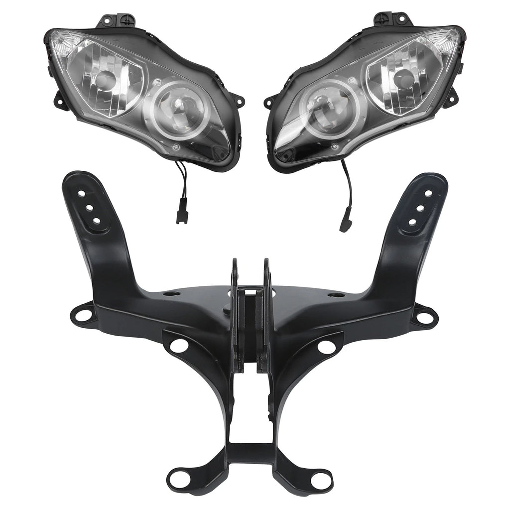 Headlight Assembly & Upper Fairing Stay Bracket for Yamaha YZF R1 (2007–2008)