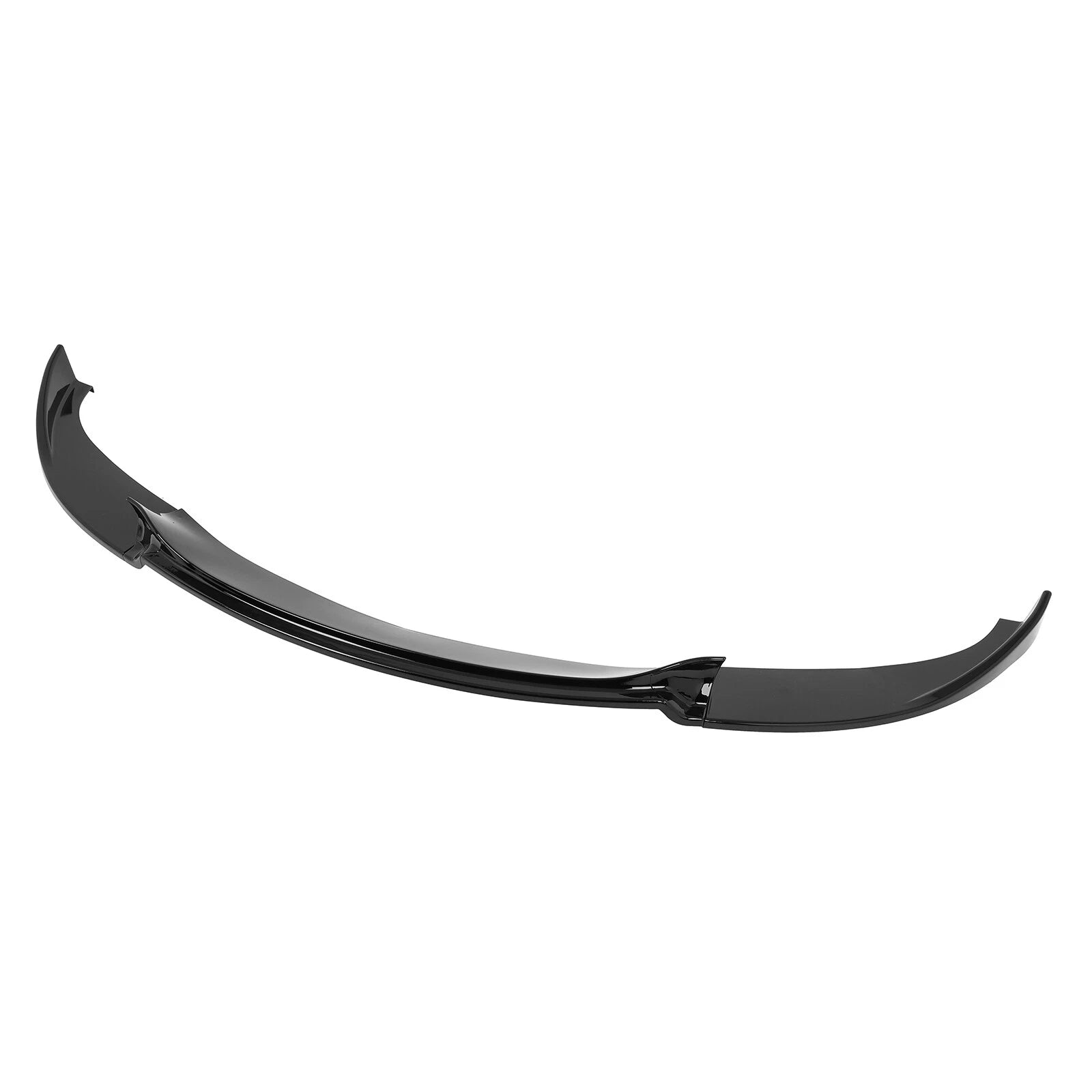 Front Bumper Lip Spoiler for BMW E60 M5 (2006–2010) - Glossy Black, 3 Pieces