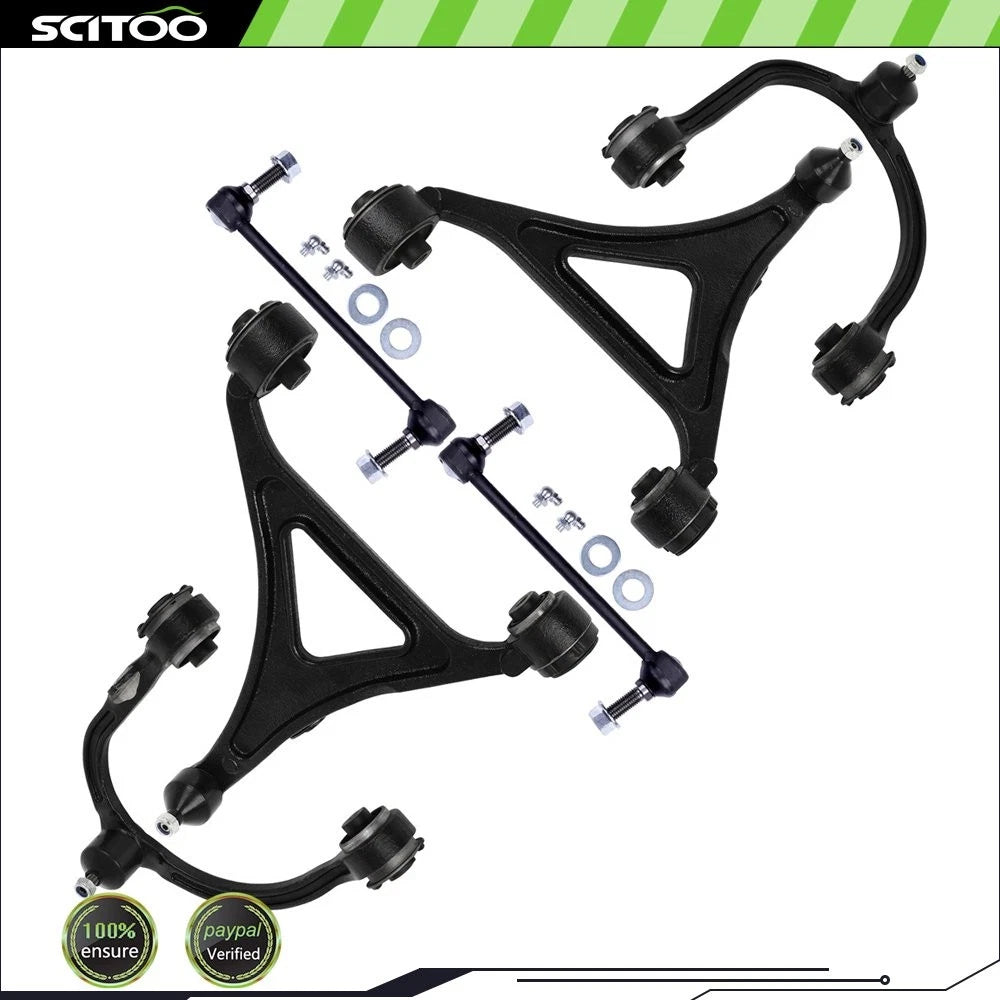 Front Upper Lower Control Arm w/ Ball Joints Sway Bar for Chrysler 300 (2005–2010)