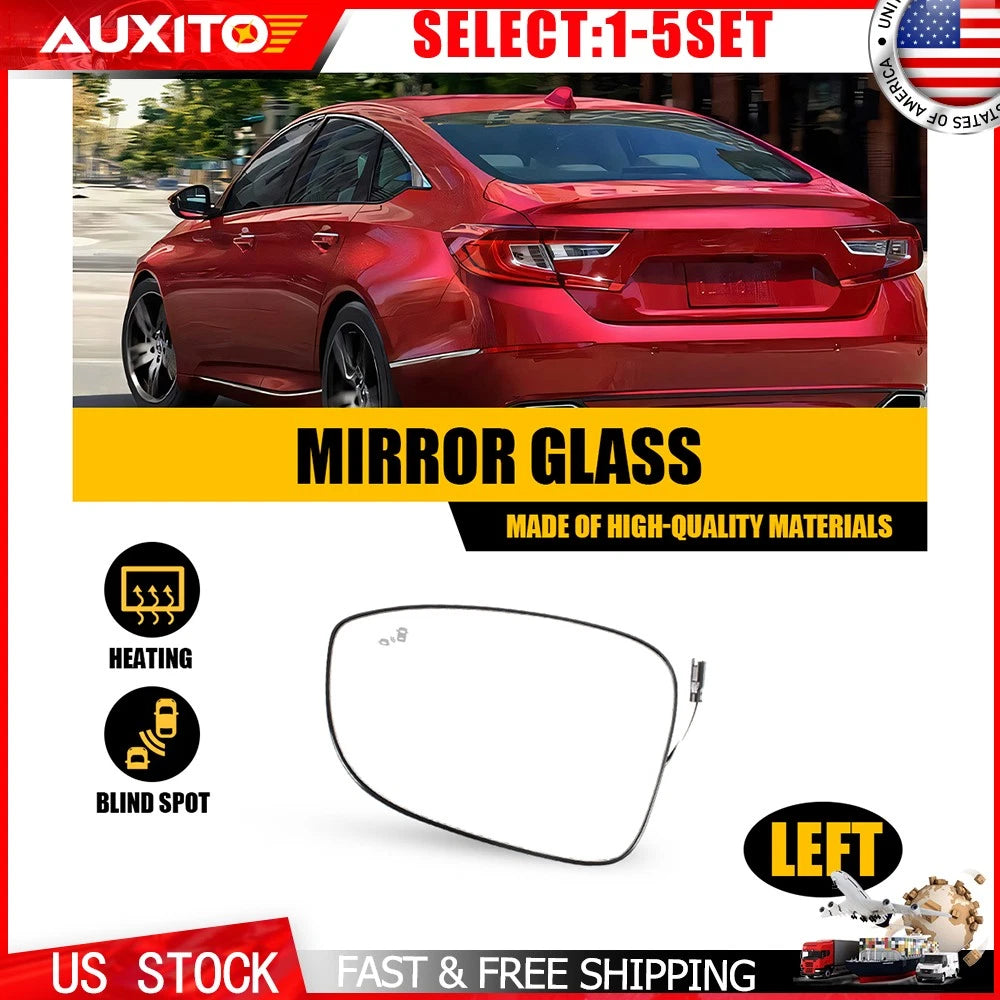 OEM Heated Blind Spot Mirror Glass for Honda Accord (2018–2021) 1-5X