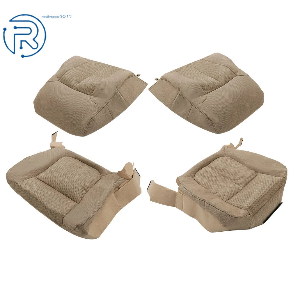 Seat Covers for Ford F150 XLT (2011–2014) Tan Cloth Driver & Passenger