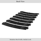Vertical Black Billet Grille Insert for Jeep Wrangler JK (2007-2018)