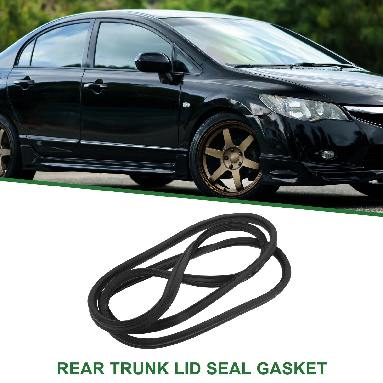 Rear Trunk Weatherstrip Seal for Honda Civic Hatchback (No. 74440TGGA01)