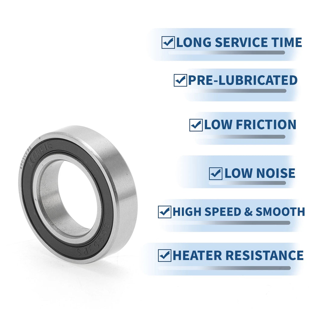 Deep Groove Ball Bearing 6903VV for Scooter Skateboard Wheel (P0 17x30x7mm)
