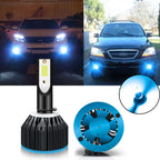Ice Blue LED Headlight with Fan for Kia Optima Soul Sorento (2011–2020)