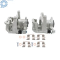 Pair Rear Brake Calipers w/ Bracket for Chevy Equinox Malibu GMC Terrain (2005–2023)