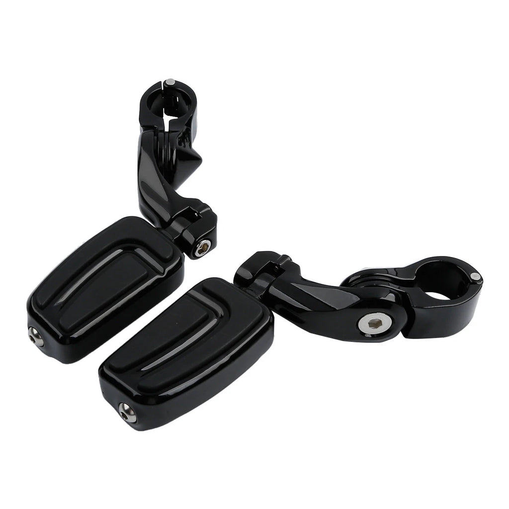 1.25'' 32mm Highway Short Angled Mount Foot Pegs for Harley Softail (2000–2023)