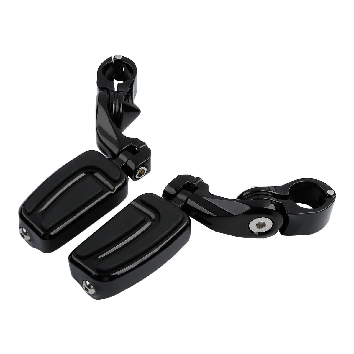 1.25'' 32mm Highway Short Angled Mount Foot Pegs for Harley Softail (2000–2023)