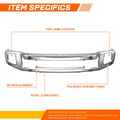 Front Bumper Face Bar with Fog Light Holes for Ford F250 F350 (2020–2022)