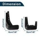 Set of 4 Mud Flaps Splash Guards for Volkswagen Lavida (2013–2018)
