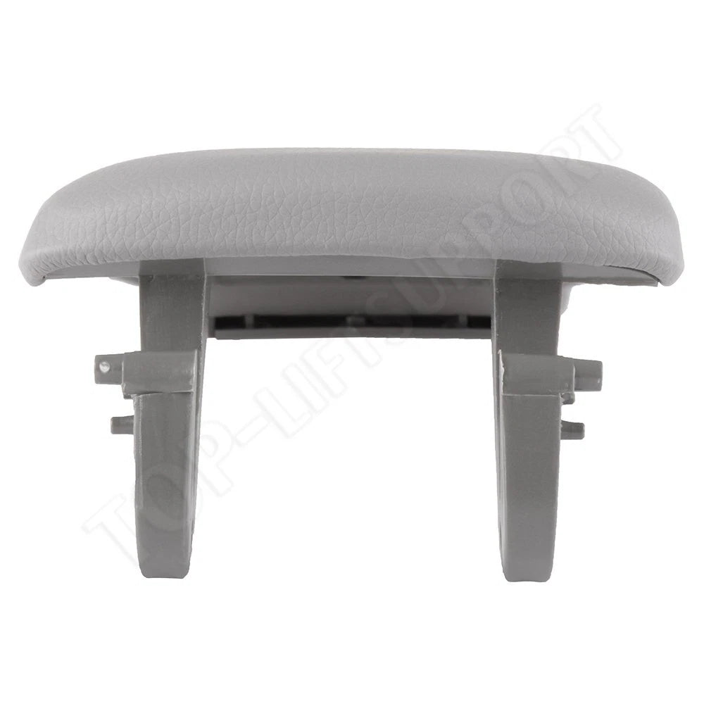 PU Leather Center Console Arm Rest Box Cover for Audi (2002–2007) Gray