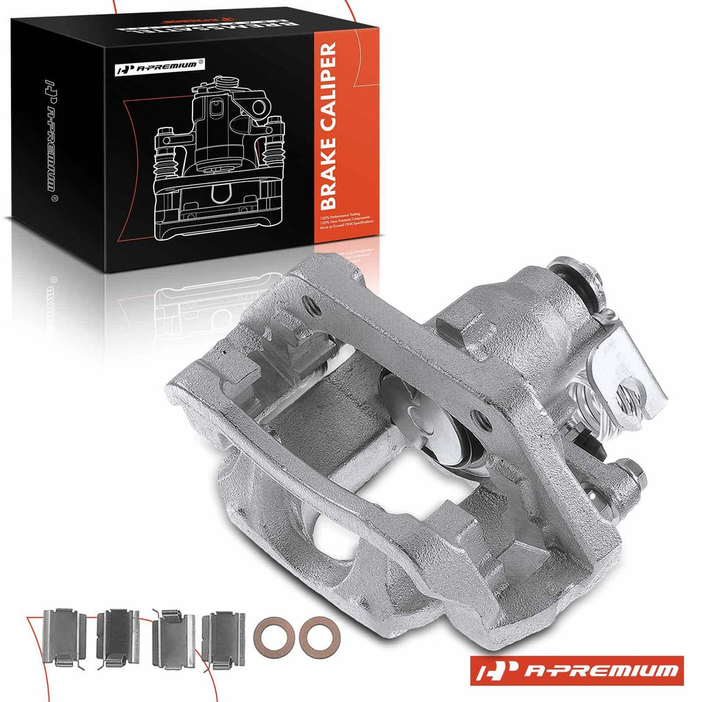 Rear Left Disc Brake Caliper with Bracket for Ford Explorer Flex Taurus 