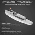 Chrome Door Handle Front Right for Chevy Silverado GMC Sierra (2007–2013)