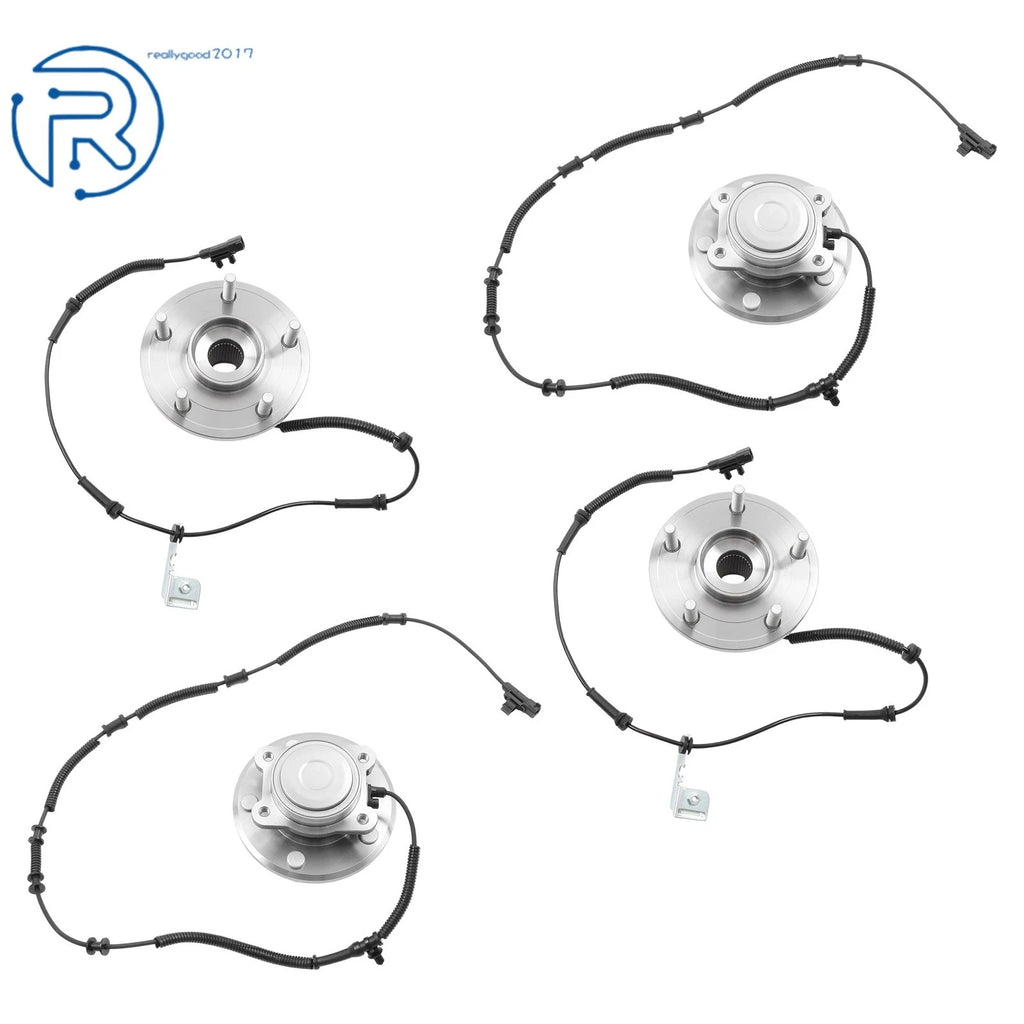 Set of 4 Wheel Bearing Hubs for Dodge Grand Caravan (2008–2011) 515136 512360