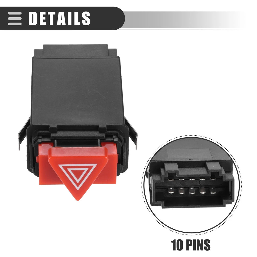 Warning Light Switch for Audi A3 (1996–2003) No. 8L0941509L