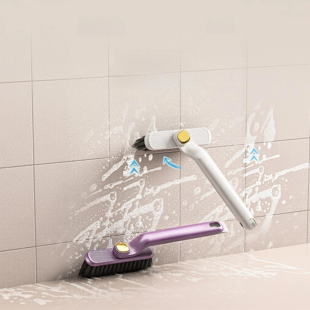 2-Piece Rotating Cleaning Brush Set for Grout and Tight Spaces