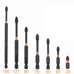 Screwdriver Bit PH2 for Electric Screwdrivers (Alloy Steel, Black)