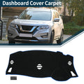 Dashboard Dash Cover Mat for Nissan Elgrand E52 (2010–2024) Black Blue Set of 1