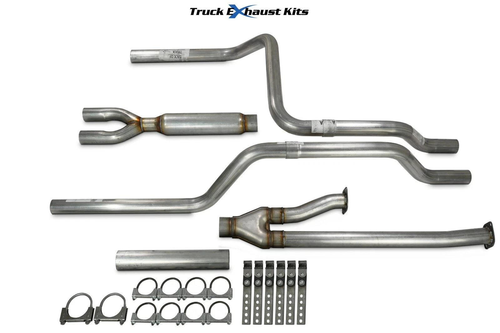 2.5" Dual Exhaust Kit for Toyota Tundra (2014–2021) Glasspack Rear Exit