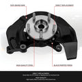 Front Left Loaded Wheel Bearing Knuckle for Toyota Highlander (2004–2007)