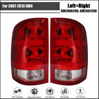 Tail Light Assembly for GMC (2007–2013) Pair Set Right + Left Halogen