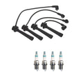 Denso 7mm Wire Set & 4 Iridium Spark Plugs Kit for Kia 1.5 1.6 L4