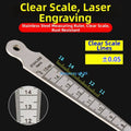Taper Gauge / 115mm / Stainless Steel for Metric Inch