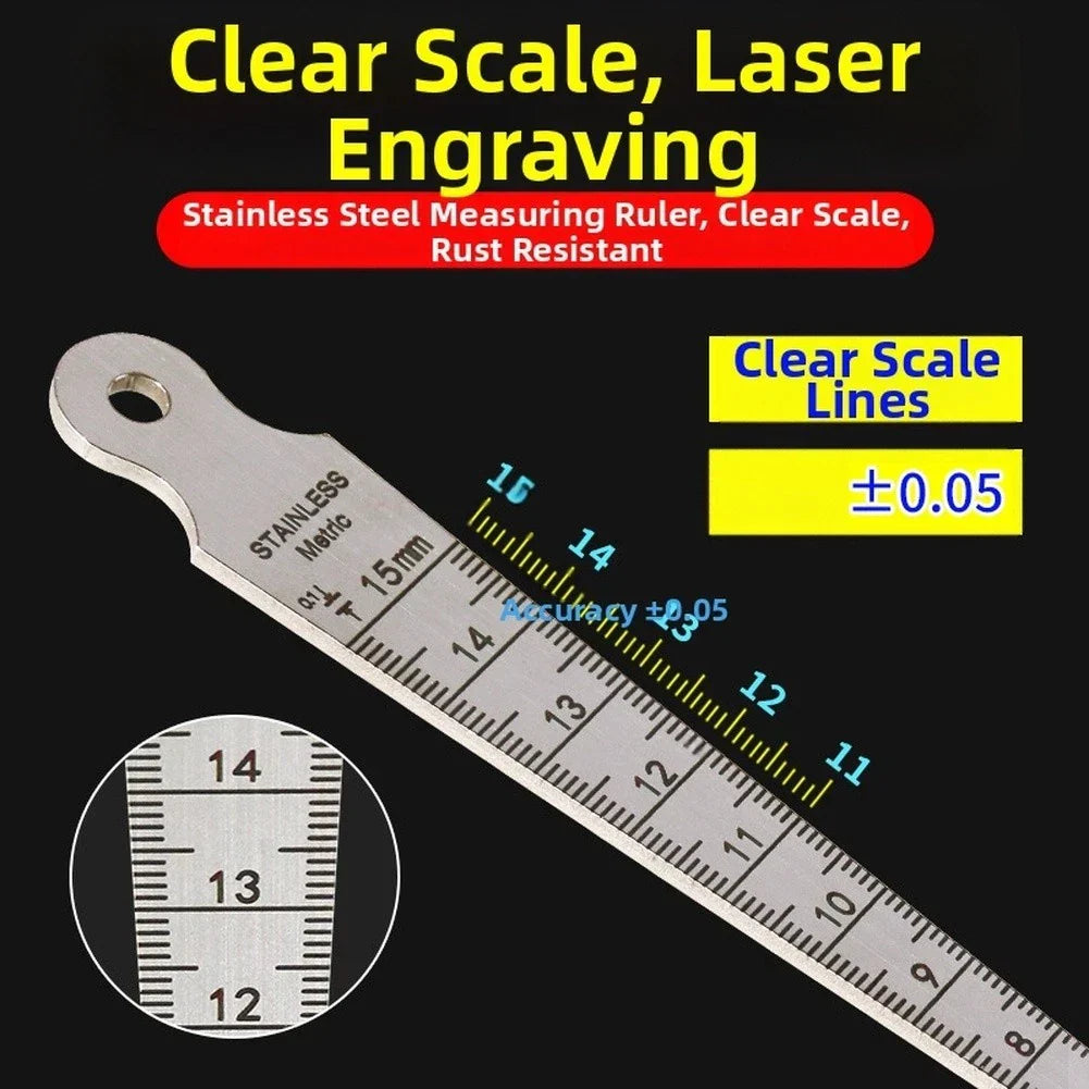 Taper Gauge / 115mm / Stainless Steel for Metric Inch