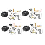 Set of 4 Carburetor Rebuild Kits for Yamaha VMAX 1200 (1993–2007)