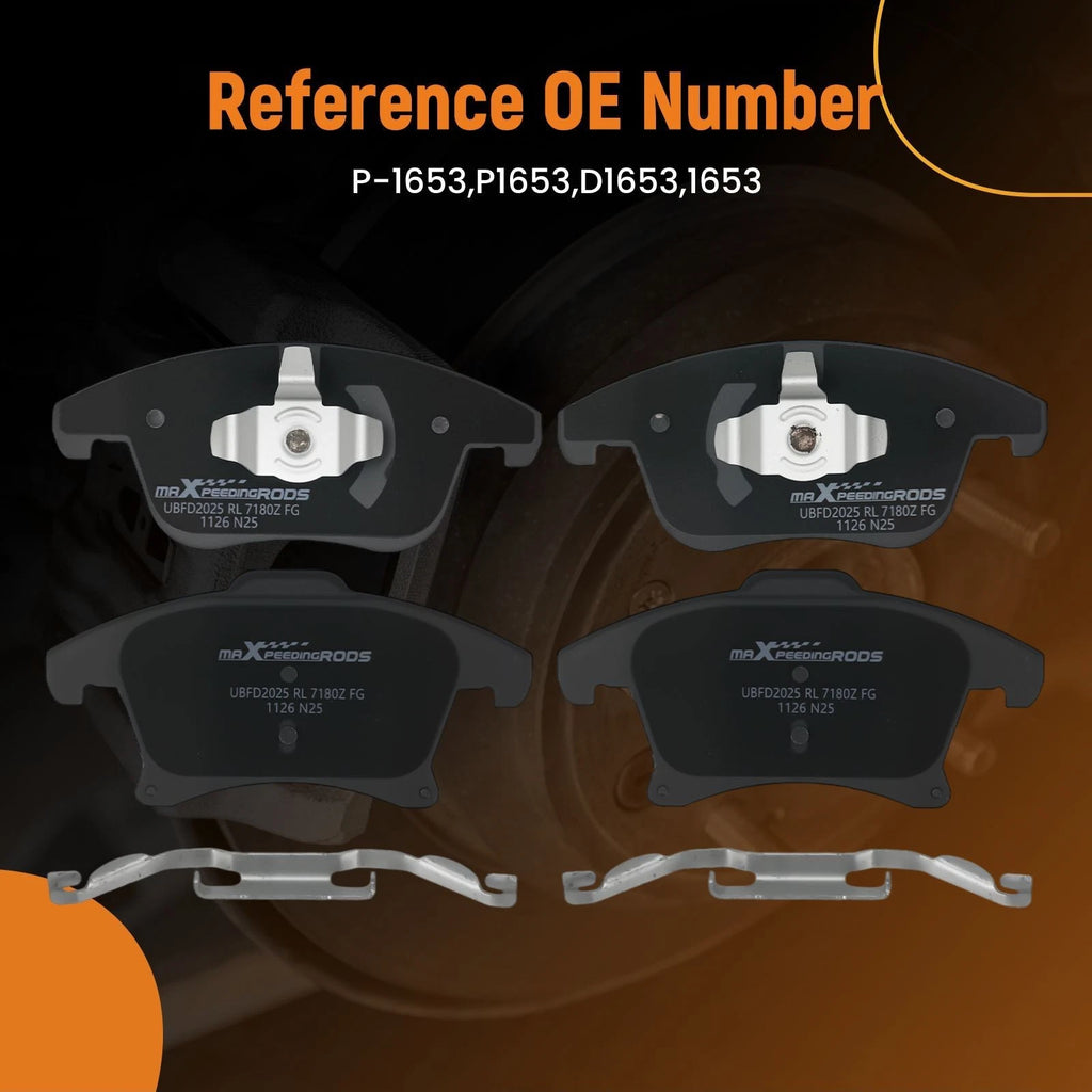 Front Ceramic Brake Pads Kit for Lincoln MKZ (2013–2020) / Ford SSV (2019–2020)