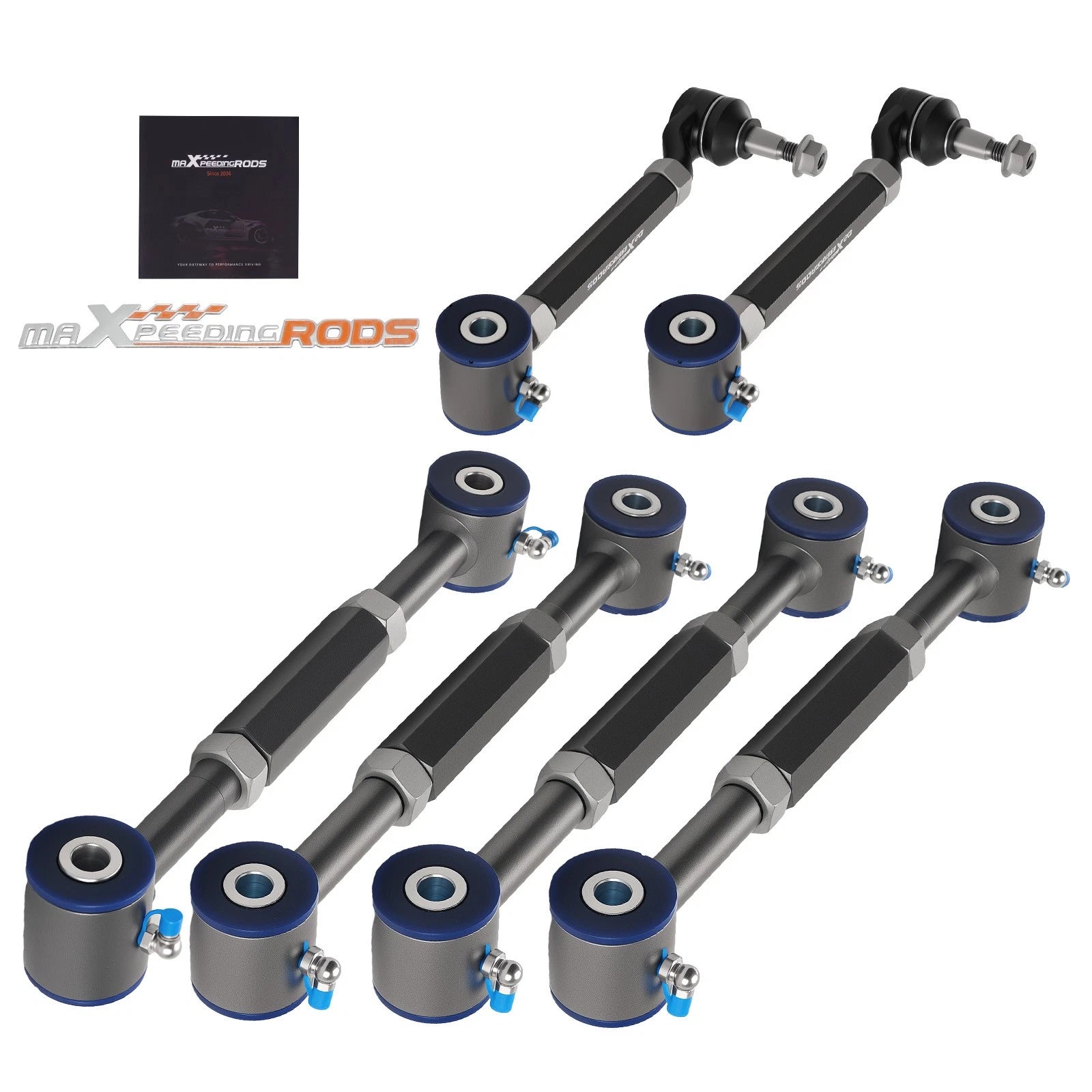Adjustable Rear Camber Toe Arms Kit -2.5° to +2.5° for Honda Accord (1998–2002)