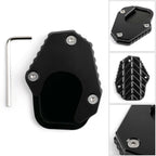 1X Kickstand Sidestand Extension Pad for Honda CRF250 Rally (2017–2018) Black