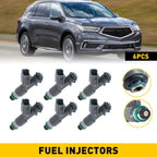 6X Fuel Injectors for Acura MDX (2007–2013) TL (2009–2014) 16450-R70-A01 EXV