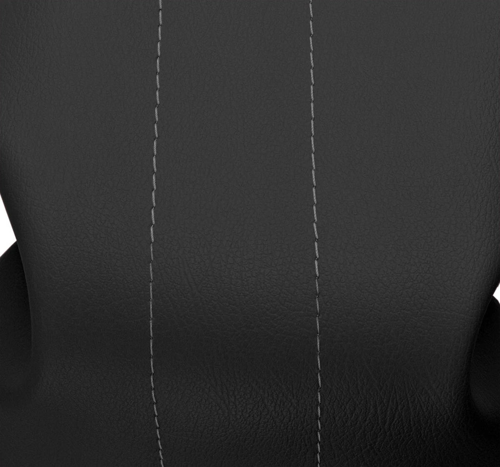 Leather Console Lid Armrest Cover for Ford Expedition (1997–2002) Gray Stitch