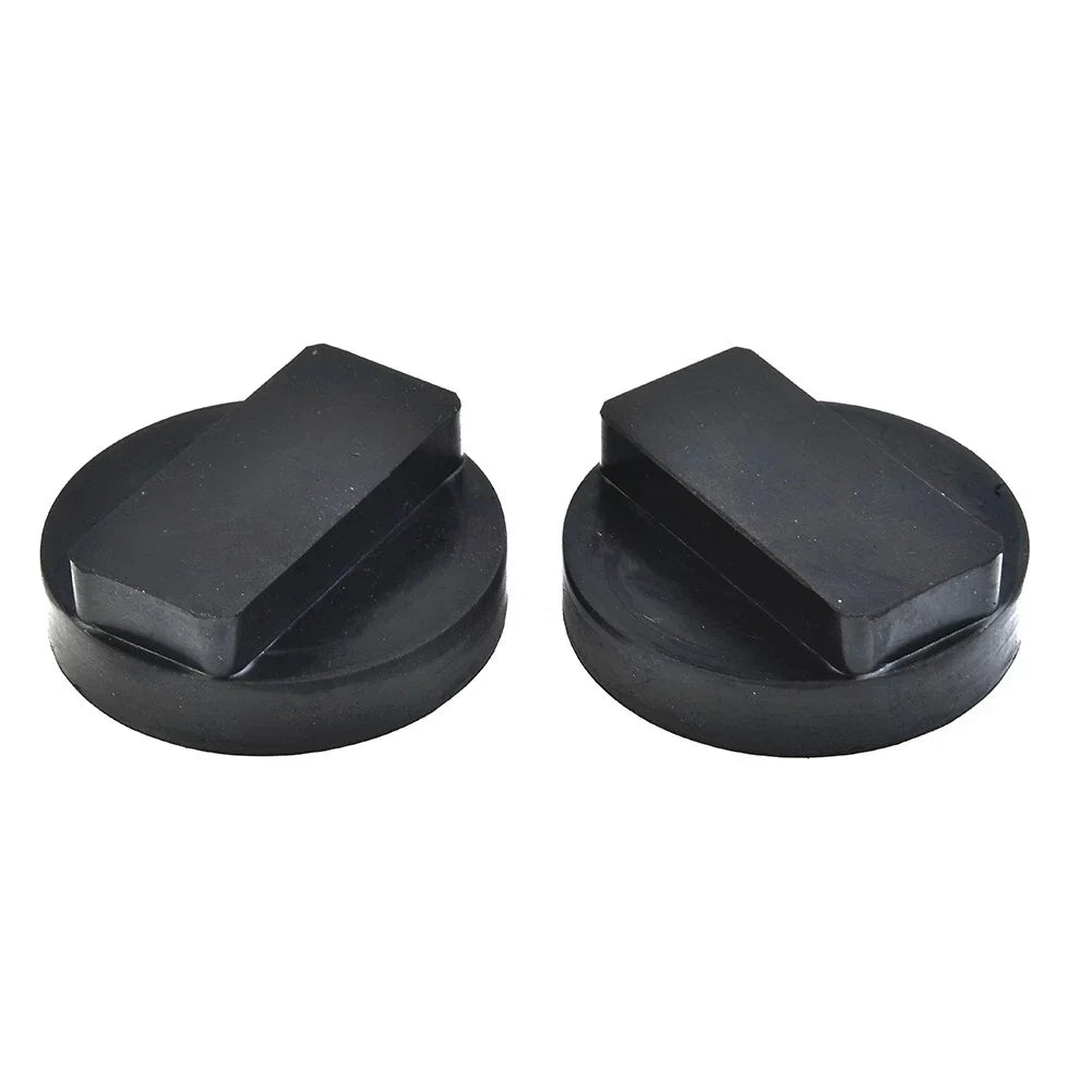 2 x Rubber Jacking Point Pad Adaptor Black for BMW 3/4/5 Series