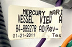 Vessel View Adapter Harness for Mercury (1984–1984) 84-889278T01, 84-889278A01