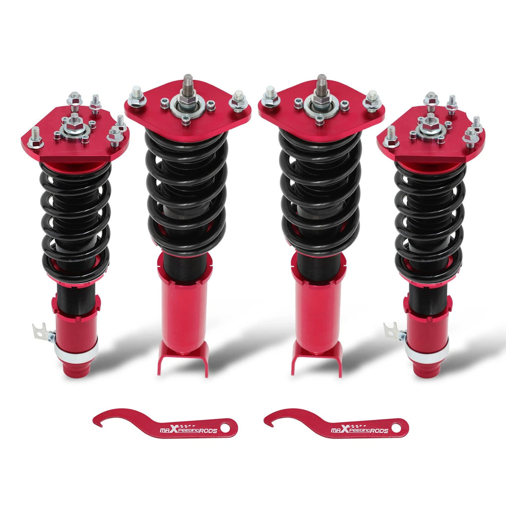 4X Adjustable Coilovers for Honda Prelude (1992–2001) Lowering Suspension Kit