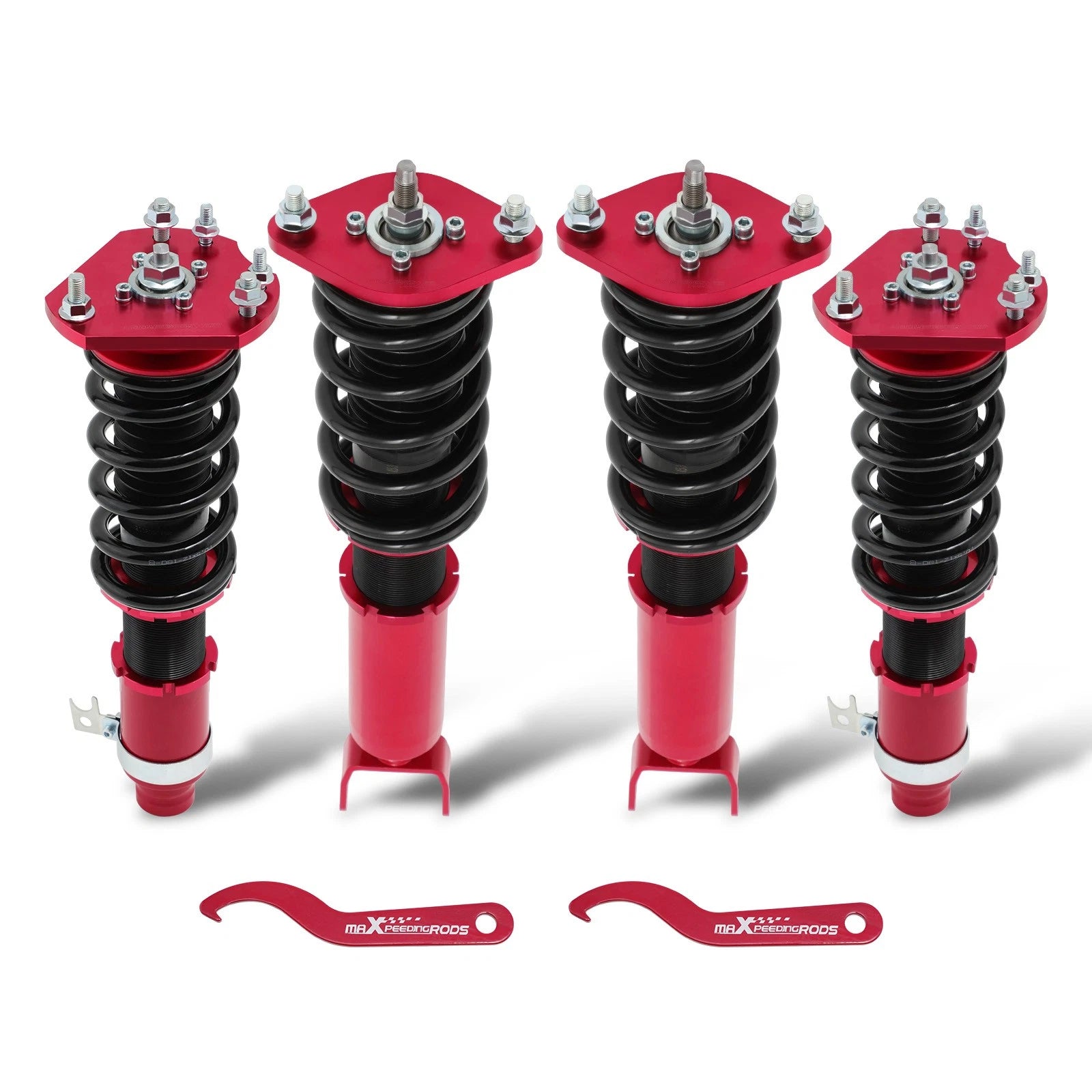 4X Adjustable Coilovers for Honda Prelude (1992–2001) Lowering Suspension Kit