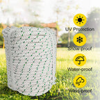 3/8" Double Braid Polyester Bull Rope for Various Applications (100')