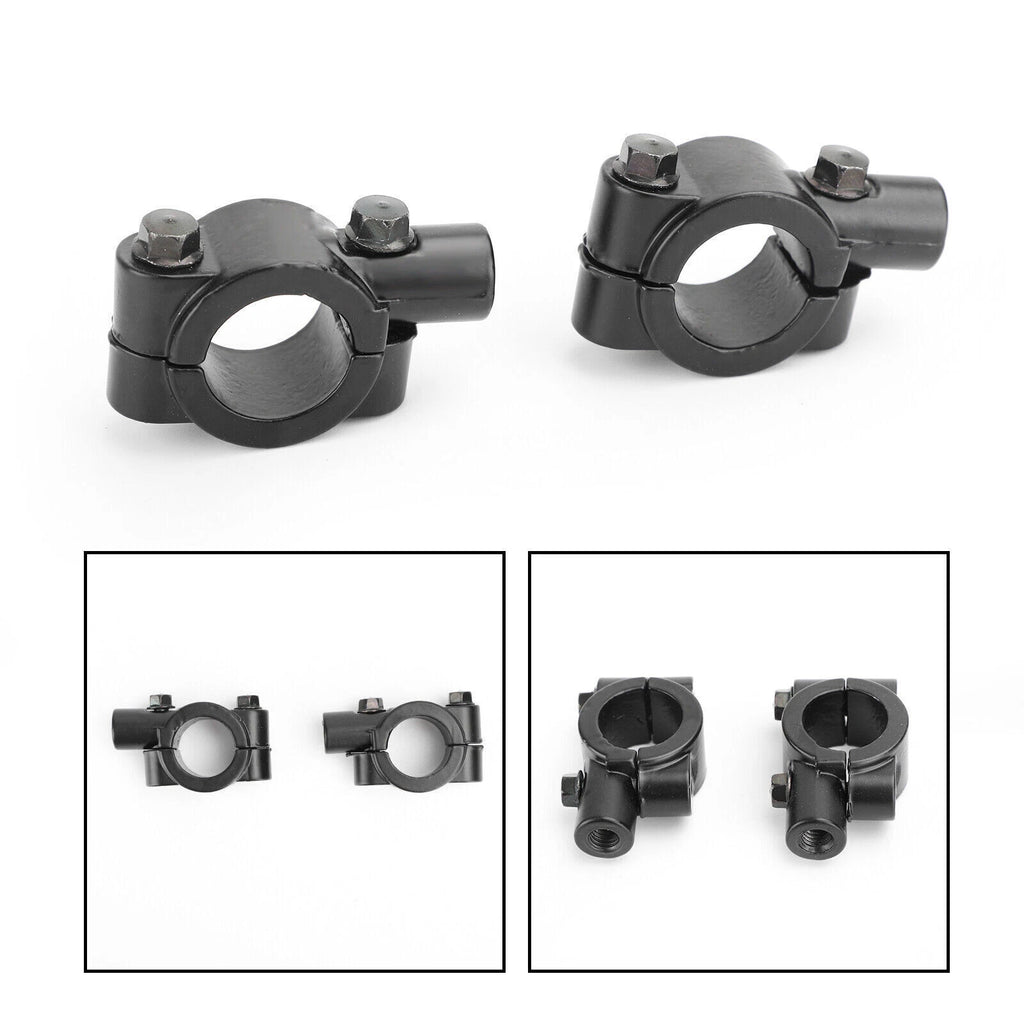 8mm M8 Handlebar Mirror Mount Holder Clamp Adaptor for Universal Motorbike